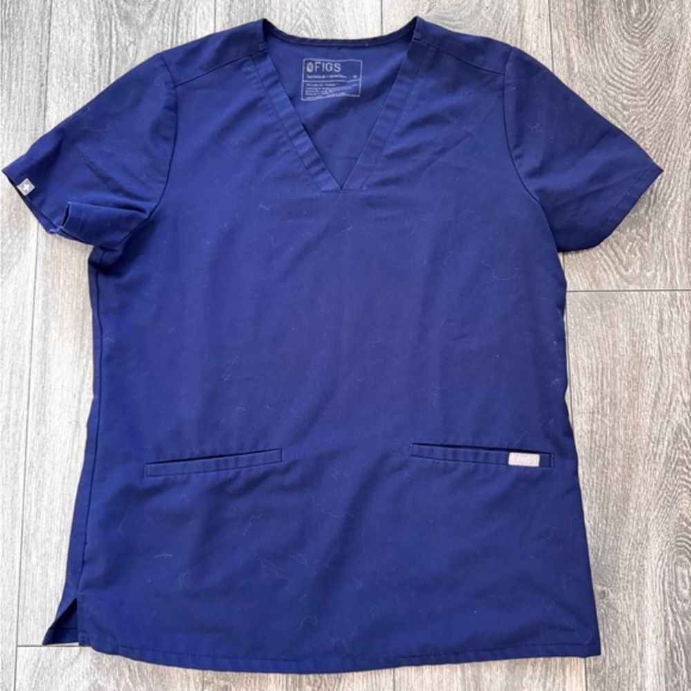 Figs Technical Collection Deep Blue Scrub Top